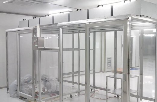 百級(jí)潔凈棚施工安裝步驟