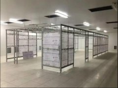 電子行業(yè)千級潔凈棚電路安裝